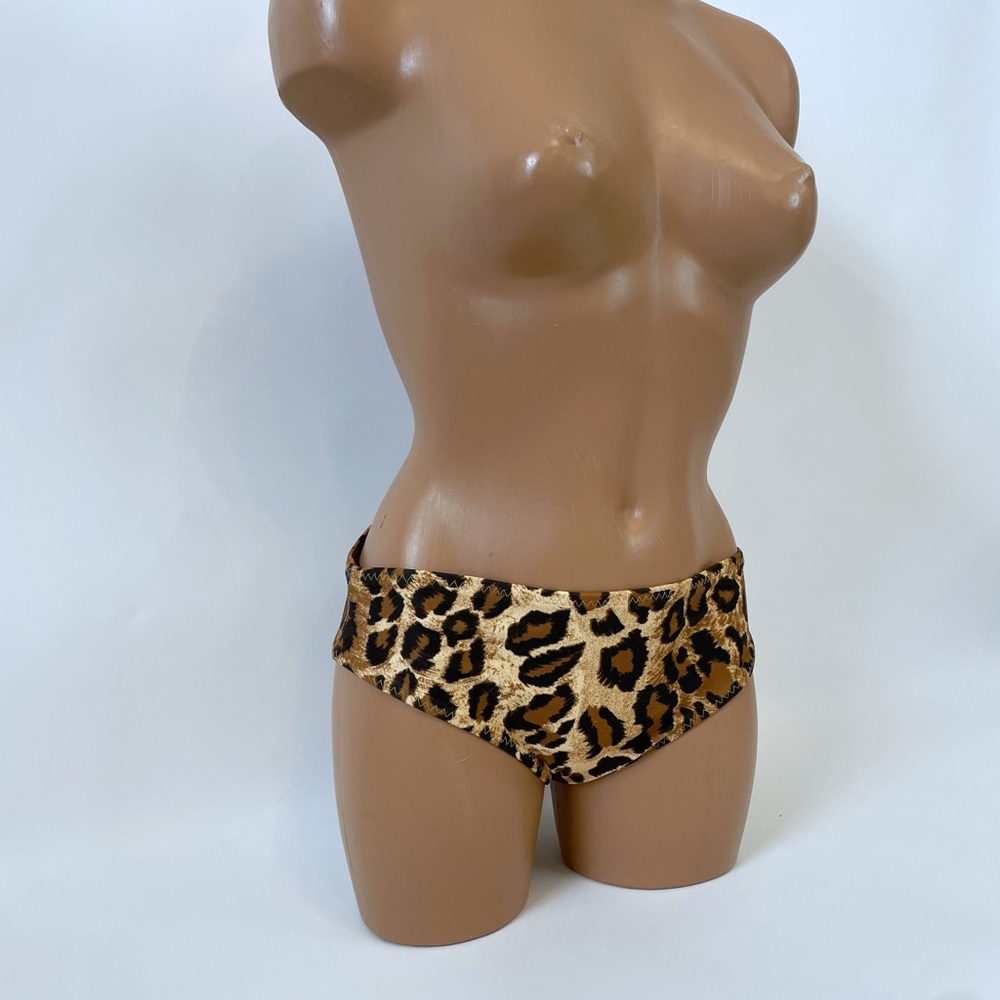 Leopard Print Bikini Bottom hip hugger